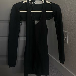 Princess Polly Heavenly Sent Mini Dress Black